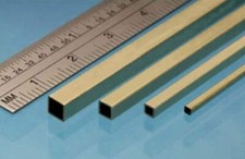 Albion Alloys SBW15 Square Brass Rod 1.5x1.5mm 3 Pack 