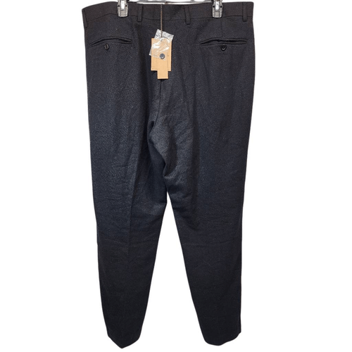 PAUL JONES Herren 2XL Vintage Stretch Fischgrät Plissee Freizeit Business Hose - Bild 3 von 8