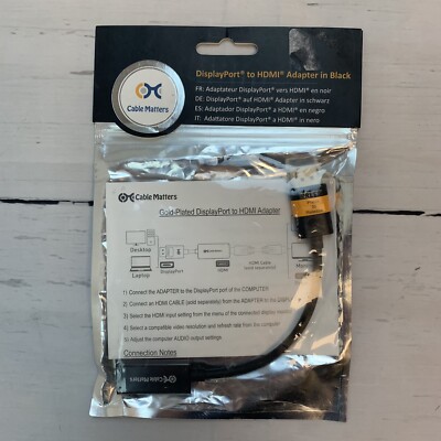 Cable Matters DisplayPort to HDMI Adapter