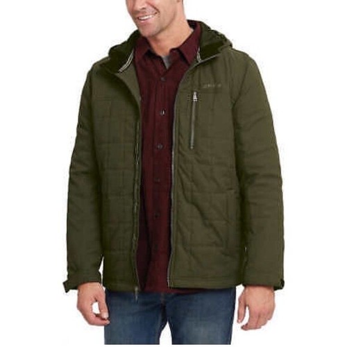 Orvis Men's Quilted Hooded Jacket Olive 
