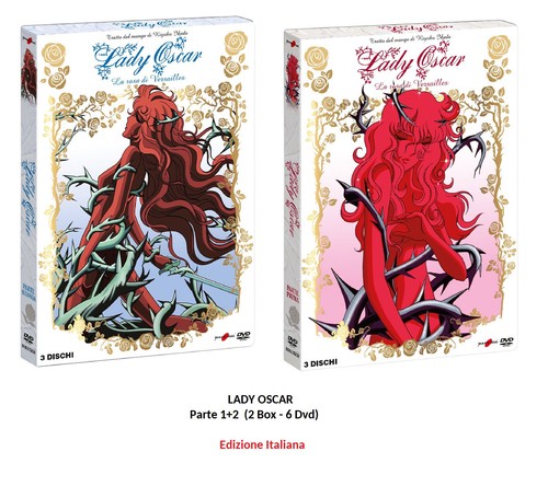 LADY OSCAR - Parte 1 + 2 (2 Box - 6 Dvd) Ed. Italiana - Imagen 1 de 5
