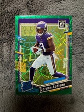 2023 Panini Donruss Optic Jordan Addison Rated Rookie Green Velocity Prizm #217