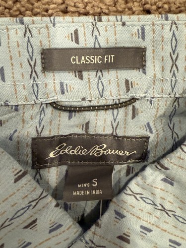 Men's Size Small Eddie Bauer MR SS Baja Shirt Classic Fit - 第 4/5 張圖片