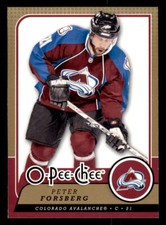 2008-09 O-Pee-Chee #428 Peter Forsberg Colorado Avalanche