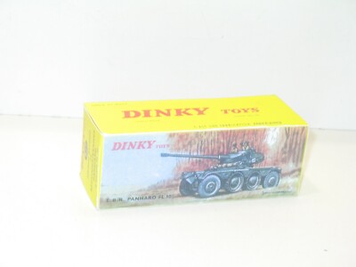 Boîte Reproduction Dinky Toys Pour Modèle 827 EBR Panhard FL 10 - Neuf - Made In France
