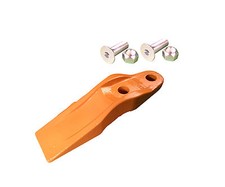 Cat Skid Steer Bucket Unitooth with hardware - 2 3/8" Hole Spacing