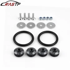 JDM CNC Quick Release Fasteners Car Bumpers Trunk Fender Hatch Lids Kit