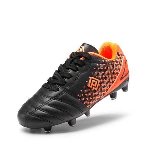 Boys Girls Soccer Shoes Lightweight Soccer Cleats Rubber Sole Football Shoes - Picture 4 of 18