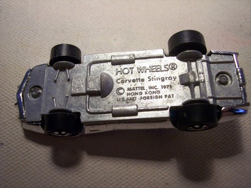 1975 Mattel Hot Wheels Silver Corvette Stingray Schön! - Bild 6 von 6