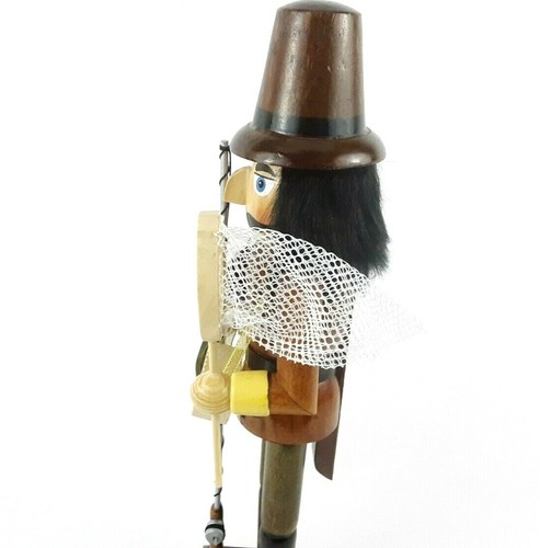 Nutcracker on Vacation Gone Fishing Handmade Holiday Christmas 14.5 in. Wood - Picture 8 of 12