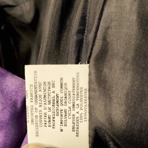 Jessica McClintock for Gunne Sax Satin Y2K Prom Twee Purple Ruffle Wedding Guest - Picture 10 of 10