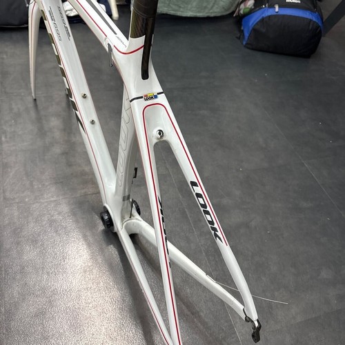Look 695 2011 Carbon Rennrad Rahmenset XS kostenloser Versand aus Japan weiß - Bild 5 von 10