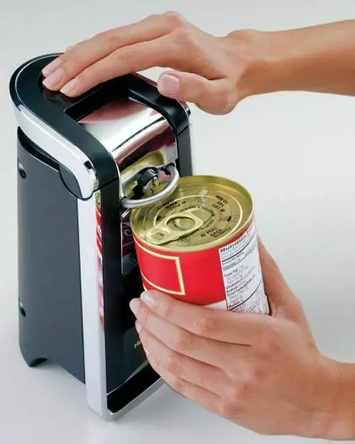 Electric Can Opener, One Touch Can Opener Electric Easy Open Any