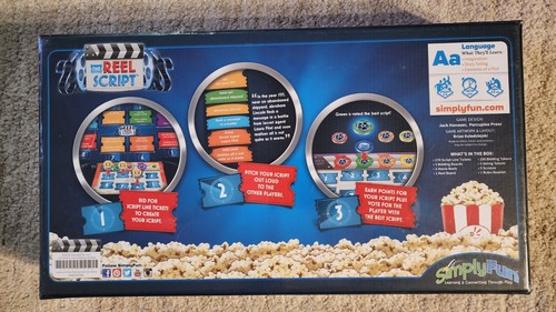 📽 THE REEL SCRIPT Brettspiel von Simply Fun (brandneu | Neu im Karton | Factory Sealed)🎬 - Bild 2 von 2