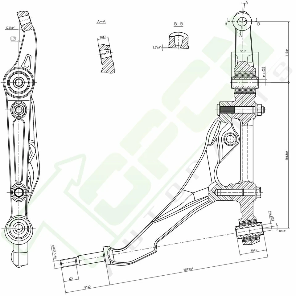 12 x Control Arm Tierod Sway Bar For 92-95 Honda Civic 93-97 Honda Civic del Sol - Изображение 3 из 4
