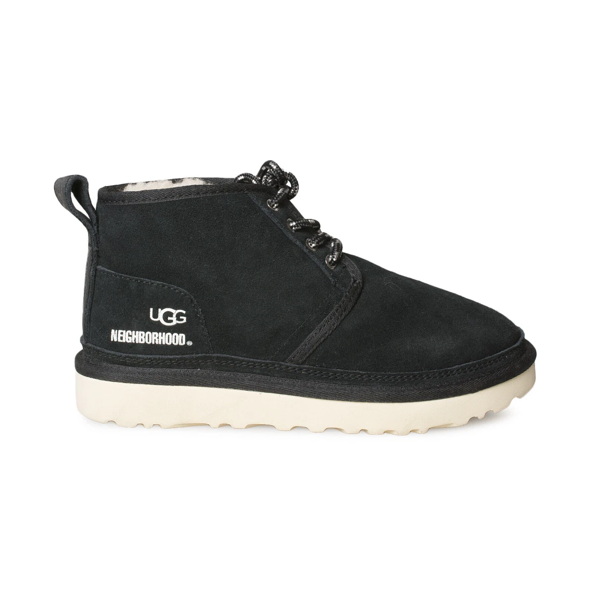 UGG NEUMEL X NEIGHBORHOOD BLACK SUEDE SHEEPSKIN CHUKKA MEN'S SHOES SIZE US 6 NEW