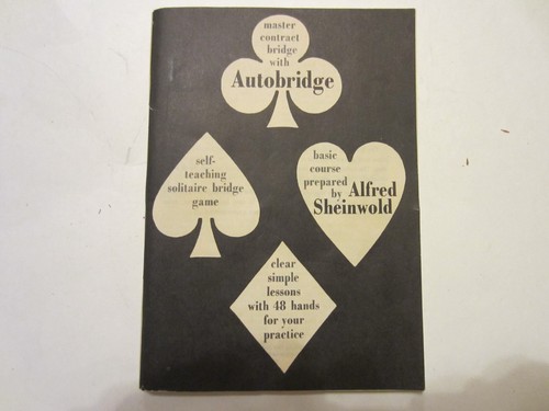 Auto Bridge PLay Yourself Card Game Deluxe Pocket Model No.PB - Picture 8 of 9
