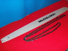 NEW MCCULLOCH 34" HARDNOSE BAR & CHAIN COMBO 050 110 LINK 323960 AH