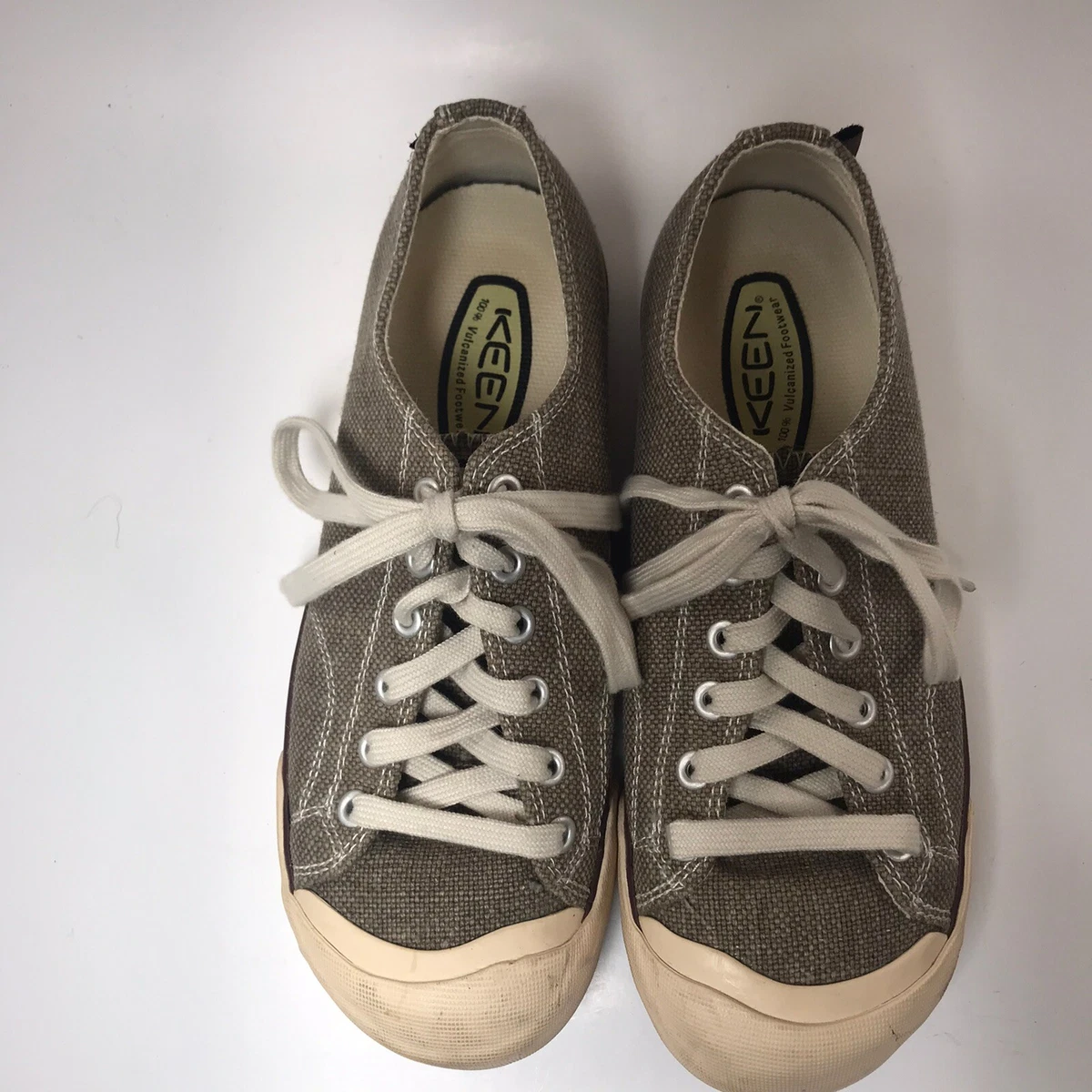 Keen Coronado Brown Natural Cotton Canvas Vegan Sneakers Shoes