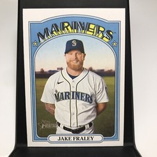 2021 Topps Heritage High Number Base #625 Jake Fraley - Seattle Mariners