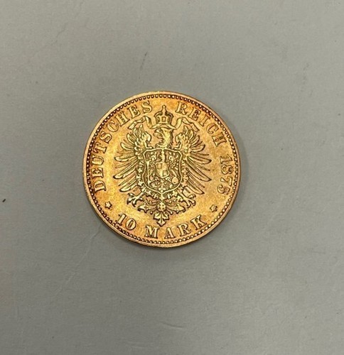 Baden (Germany) - 1875-G Gold 10 Mark - Popular & Scarce - Picture 5 of 5