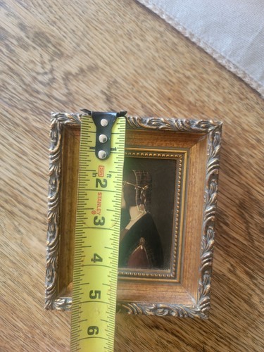 Antikes gerahmtes Miniatur Portrait Beatrice D'Este! Leonardo Da Vinci Nummeriert - Bild 9 von 14