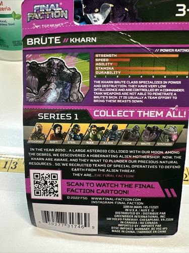 2022 Final Faction - Kharn Hive Class Brute - 4" Action Figure - New in Package - Bild 5 von 5