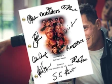 The Outsiders Movie Autographed Signed Movie Script Reprint Full Screenplay