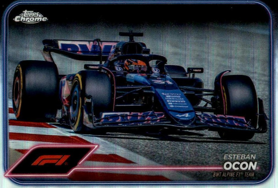 2024 Topps Chrome Formula 1 Logofractor Edition - Esteban Ocon #81 - 1 of 1