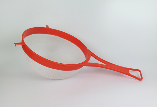 Nylon Mesh Strainer Sieve - Plastic Flour Sifter, Cinnamon/Sugar Powder Spreader - Picture 7 of 11