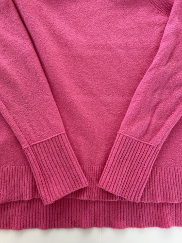 J Crew Sweater Womens Sz Small Turtleneck Knit Alpaca Merino Wool Pink Oversized - Picture 7 of 12