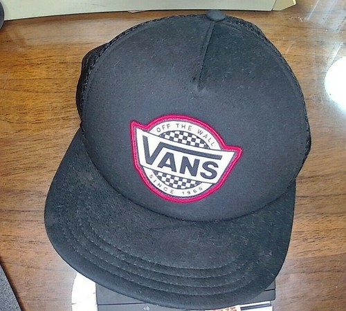 Vans Snapback Trucker Men's New Black Adjustable - Picture 8 of 8