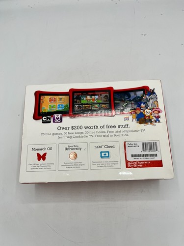 Fuhu Nabi 2 7" Android 4.0 Tablet Red NABI2-NV7A BRAND NEW - SEALED - Picture 2 of 7