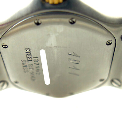 EBEL 1911 187902 QUARTZ BLACK DIAL 2-TONE 18K GOLD + STAINLESS