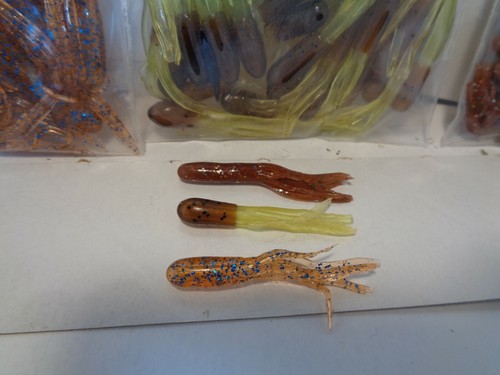 Bulk 1 1/2" Crappie Tubes, 3 Color Assortment #1, 150 Count (New Other) - Picture 6 of 7