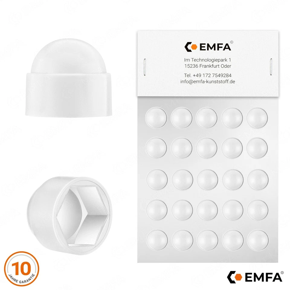 Cappucci protezione per viti copertura coperchi coprivite tappi cupola plastica - Immagine 2 di 2