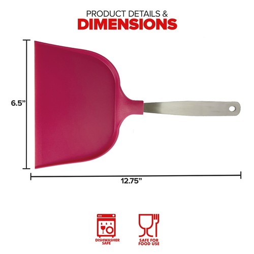 Wide Spatula Baking Cookies Cooking Pancake Turner Burger Flipping Light Griddle - Bild 2 von 6