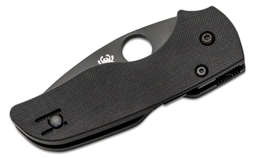 Spyderco Knife Lil' Native Black G10 Black S30V Plain Edge C230GPBBK - Picture 3 of 4