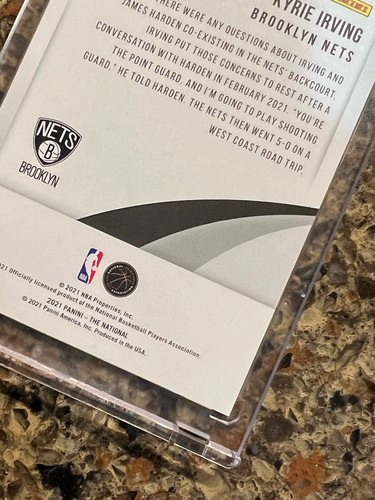 Kyrie Irving 2021 Panini The National KABOOM Explosion #'d /50 SSP Brooklyn Nets - Picture 11 of 11