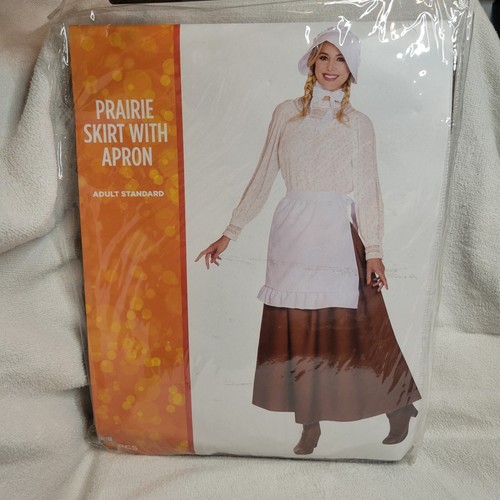 Prairie Skirt With Apron Thanksgiving Theater Cosplay Adult up to size 12 - 第 1/5 張圖片