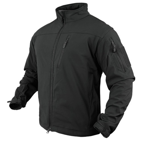 Chaqueta de combate Condor 606-002 Phantom Soft Shell transpirable impermeable del ejército-negra - Imagen 1 de 5