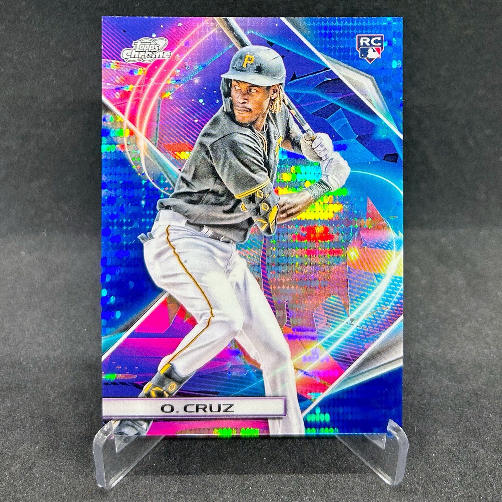 2022 Topps Cosmic Chrome Oneil Cruz Blue Moon Refractor RC /99 Rookie SP #154
