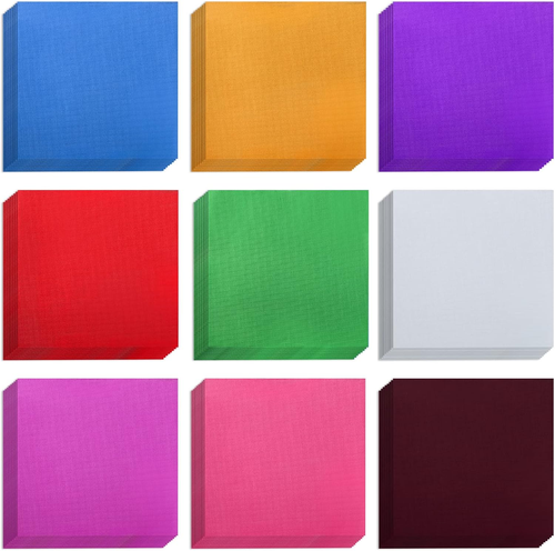 900 Pcs Foil Chocolate Candy Wrappers, 9 Colors, 4X4 Inches Square Packaging - Picture 10 of 12