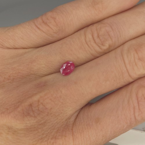 1.14ct Rubí Rosa SIN CALEFACCIÓN SIN TRATAR Ovalado con Informe, ¡Ofertas bienvenidas! - Imagen 2 de 4