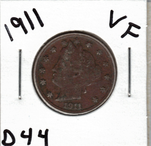 1911 Liberty Nickel in VERY FINE condition ~ PLEASE SEE THE SCAN stk D44 - Picture 4 of 5