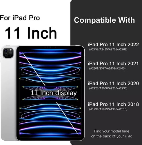 GENUINE APPLE iPad PRO 11-inch (1st/2nd/3rd/4th) Gen Generation Smart Folio Case - Picture 4 of 60