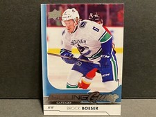 2017-18 Upper Deck Young Guns Brock Boeser #247 Rookie RC Hockey Card NHL Nucks!