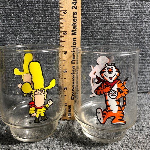 1977 Kellogg's Collector Series Drinking Glass Tony the Tiger & Big Yella VTG - Picture 11 of 11