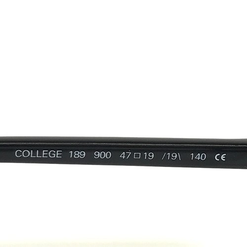 Neostyle Petite Eyeglasses Frames COLLEGE 189 900 Black Gray Striped 47-19-140 - Picture 10 of 11