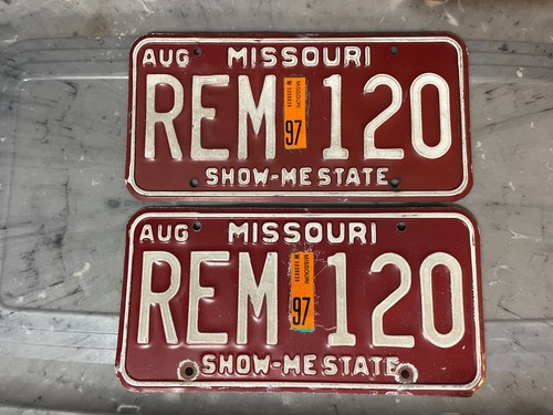 MISSOURI NUMMERNSCHILD PAAR 1997 AUGUST REM 120